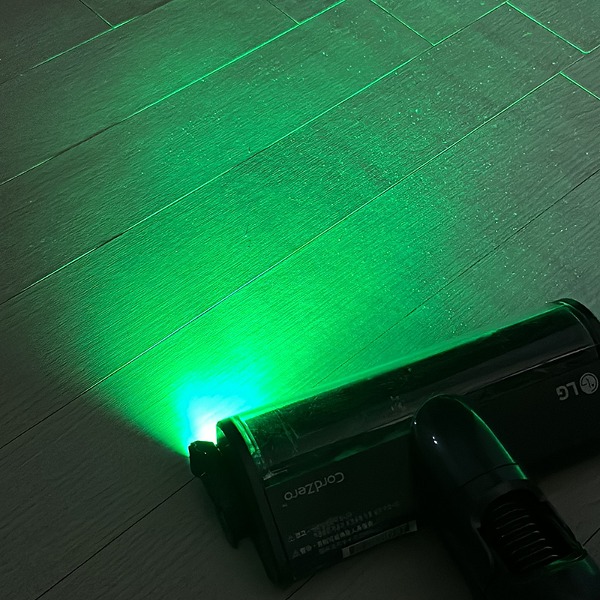 청소기 LED 조명 레이저 라이트