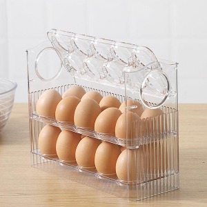 자동으로 접히는 슬림 계란 보관함 (배송지연)
